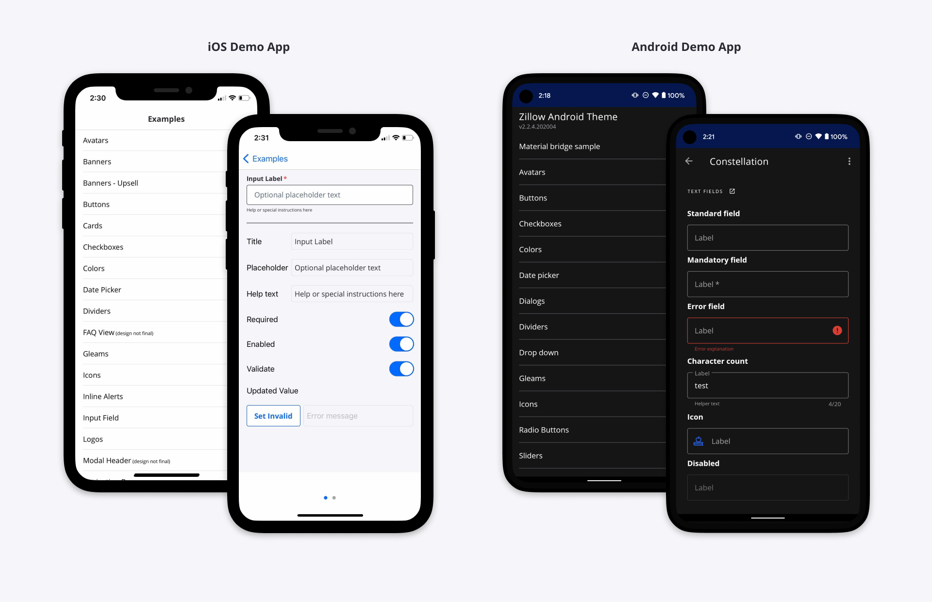 Demo Apps